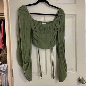 Isabella’s Cabinet Cropped Tie Top